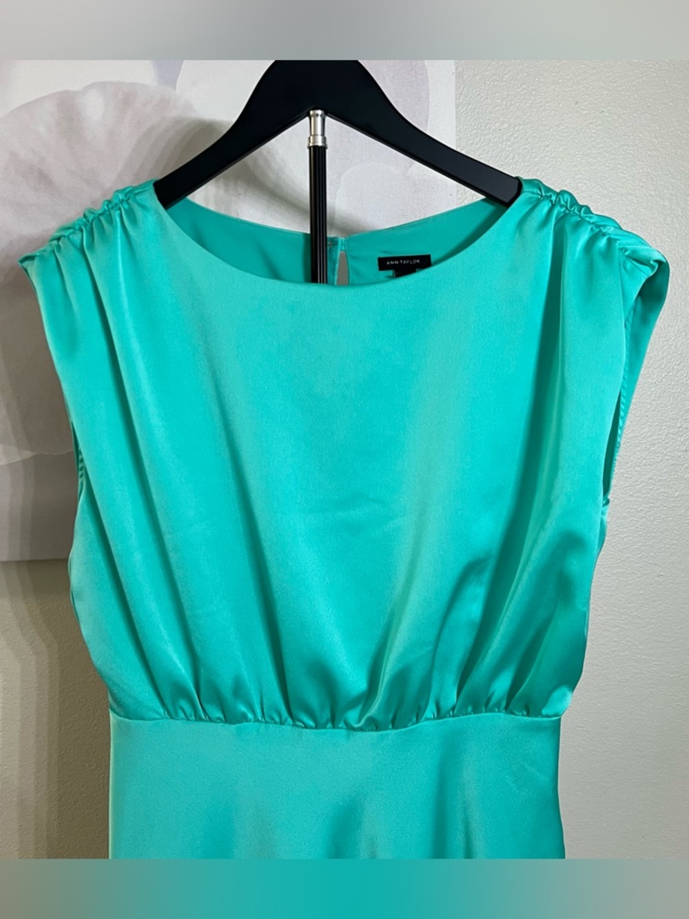 Ann Taylor Mint Green Sleeveless Maxi Dress - Picture 3 of 16
